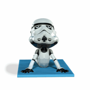 Figura 3D personalizada The Yogui Stormtrooper de Droyz Toys - Vista frontal